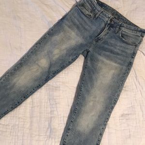 Men’s AEO Skinny Jeans Acid wash